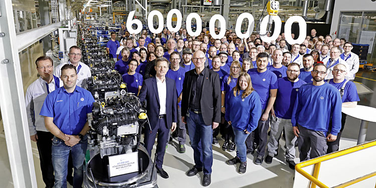 VW-Motorenwerk Salzgitter feiert Produktionsjubilum