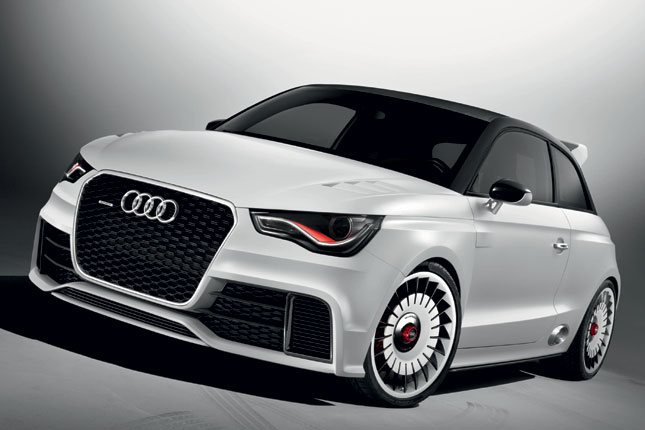 Audi beglckt die Fangmeinde beim diesjhrigen Wrthersee-Treffen mit dem A1 Clubsport Quattro. Das Showcar setzt auf eine ppige Frontschrze