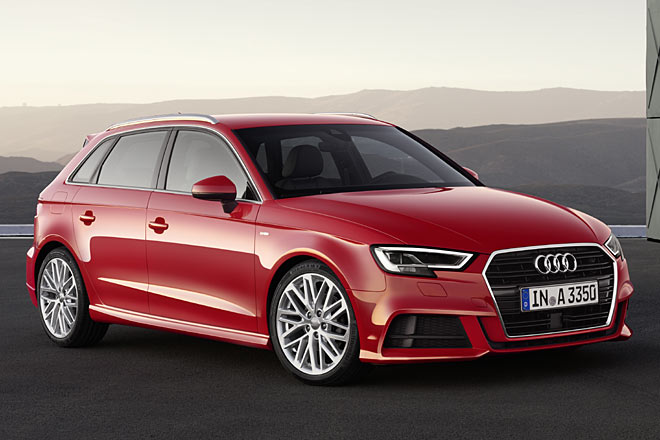 Audi überarbeitet sein Erfolgsmodell A3. Die Baureihe fährt mit optischen Retuschen und technischen Updates in die zweite Lebenshälfte