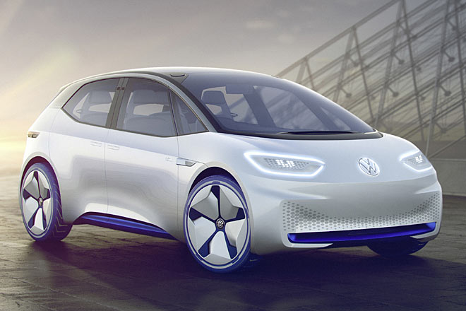 Gestatten, I.D. Die Studie gibt einen Ausblick auf die VW-Zukunft, die 2020 mit dem Serienmodell des I.D. beginnen soll