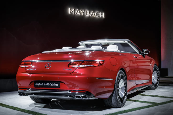 Das Mercedes-Maybach S 650 Cabriolet kommt in limitierter Auflage von 300 Exemplaren