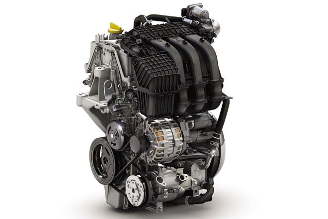 Neu für Sandero und Logan MCV bietet Dacia einen 1,0-Liter-Dreizylinder mit 73 PS an. Es handelt sich um das gleiche Aggregat wie im Renault Twingo und Smart Fortwo/Forfour