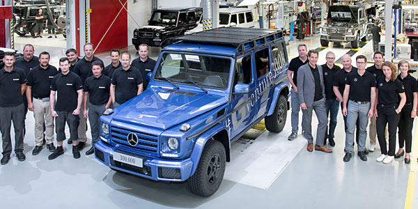 Mercedes G-Klasse feiert Produktionsjubiläum
