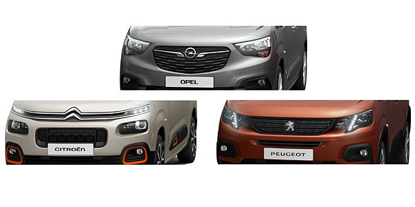 Neue Hochdachkombis von Citron/Peugeot und Opel