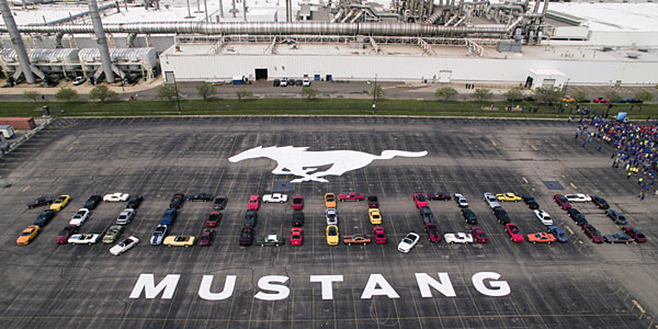 Ford feiert 10 Millionen Mustang