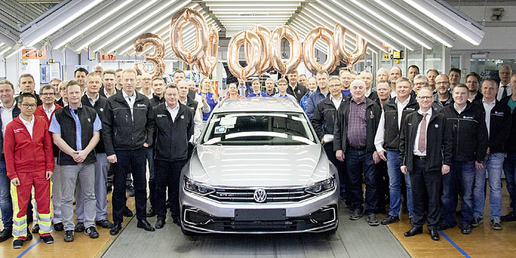 VW feiert den 30millionsten Passat