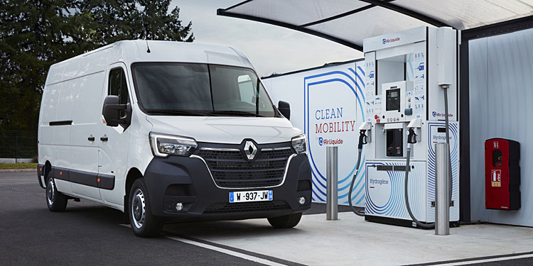Renault: Brenstoffzelle für zwei Nutzfahrzeuge