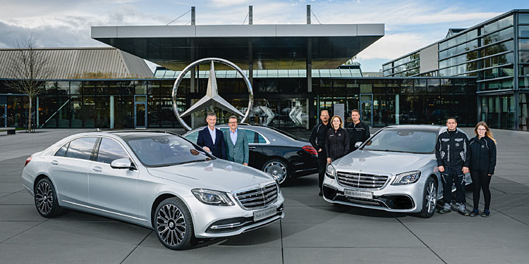 Mercedes S-Klasse: Produktionsjubiläum und Erlkönig