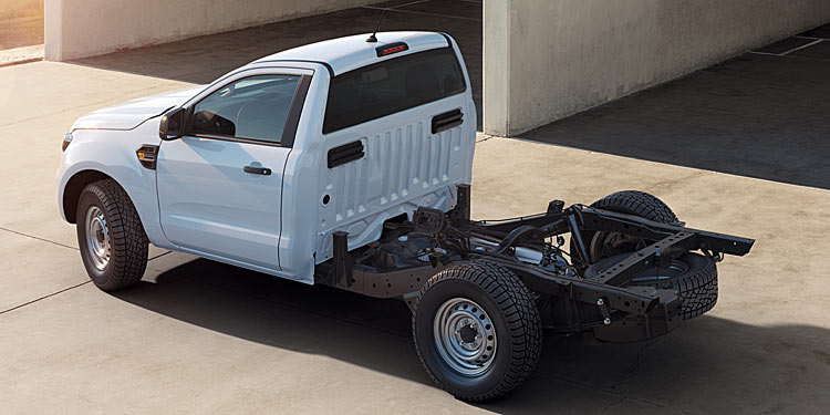 Ford Ranger kommt als Fahrgestell-Variante