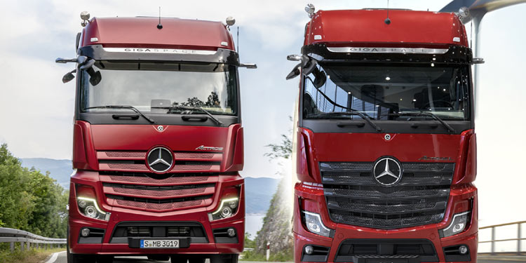Mercedes-Benz: Bessere MirrorCam für die schweren Lkw
