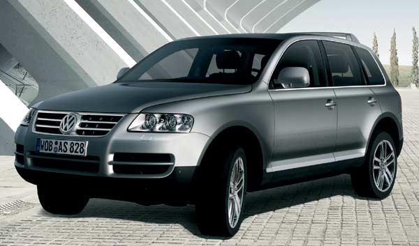 Schnes Auto, schlechte Fotomontage: VW Touareg »Individual«