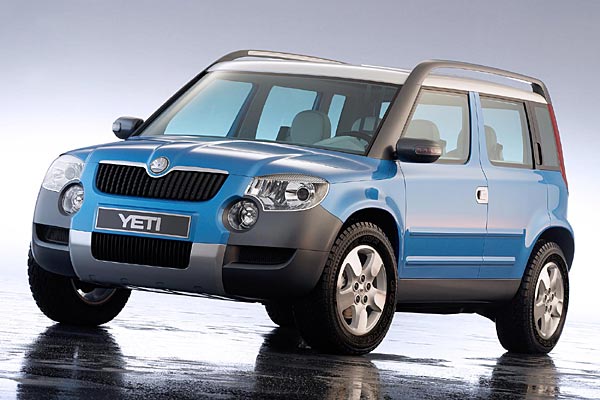 Der Yeti wurde erstmals im Februar 2005 gezeigt – ein kleines SUV mit sympathischer Linie
