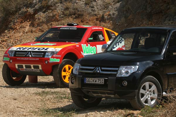 Das neue Modell bildet zugleich die Basis für den »Pajero Evolution«, der für den Einsatz bei der Rallye Dakar 2007 vorgesehen ist