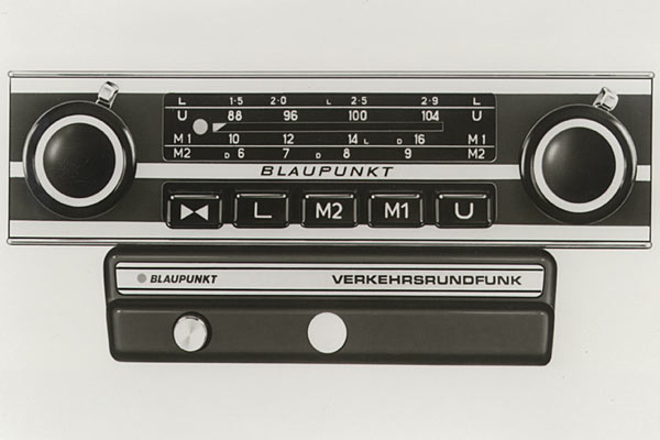 1972 präsentierte die Bosch-Tochter Blaupunkt ihr erstes ARI-Autoradio