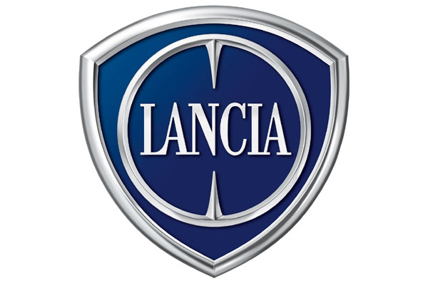 Form, Kreis und Farbe bleiben erhalten: Das neue Lancia-Logo in der Großansicht