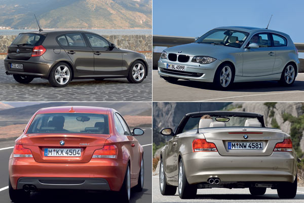Fnftrer, Dreitrer, Coup und Cabriolet: Die BMW 1er-Reihe ist zur Familie geworden