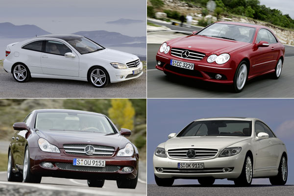 CLC, CLK, CLS und CL – nicht weniger als vier Coups finden sich im Mercedes-Portfolio