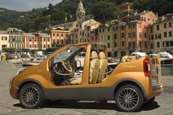 Portofino in Portofino: Prsentieren wird Fiat das Showcar aber auf dem Caravan Salon in Dsseldorf
