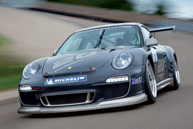 Steigerungspotenzial: Porsche 911, 911 GT3, 911 GT3 RS, GT3 Cup. Die Rennversion der Straßen-Rennversion des sportlichen Elfers steht auf der IAA