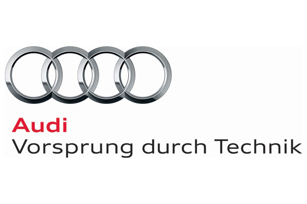 Facelift fürs Logo: Die Audi-Ringe glänzen fortan metallischer, verfügen über ausgeprägte Schatten in den unteren Kreisbereichen und über nicht mehr symmetrische Kreuzungspunkte