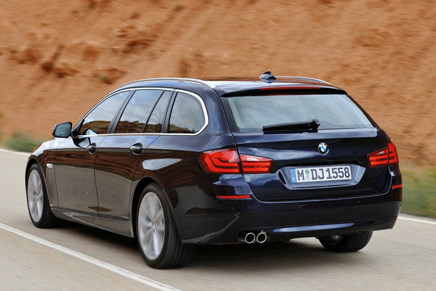 Noch einmal der neue BMW 5er Touring in der Gegenberstellung mit »