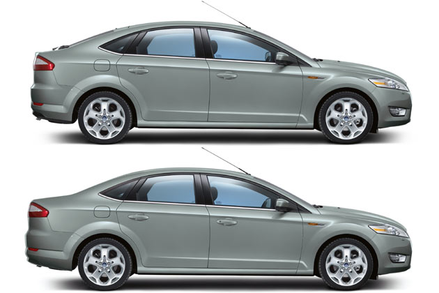 Die Stufenheck-Version (unten) hatte Ford bereits im Februar stillschweigend aus dem Programm genommen. Bild zeigt Vor-Facelift-Modelle