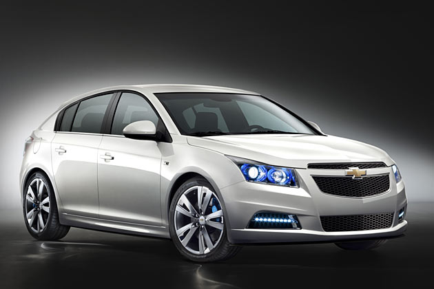 Chevrolet wird den Cruze ab Mitte 2011 auch als Fünftürer anbieten. Einen Vorgeschmack bietet diese vom Hersteller als »Showcar« gepriesene Version