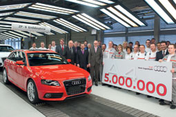 Audi feiert fnfmillionsten A4