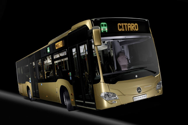 Im Mai stellt Mercedes die zweite Generation des ÖPNV-Busses Citaro vor. Ein erstes Bild wurde bereits jetzt veröffentlicht