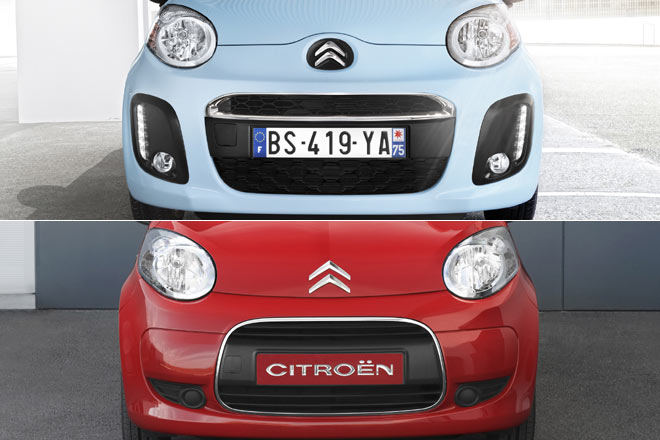 Design-Details schlicht vertikal zu spiegeln ist ein Facelift-Kniff, den nicht nur Citroën beherrscht, wie die Gegenüberstellung von neuem und bisherigem Modell zeigt