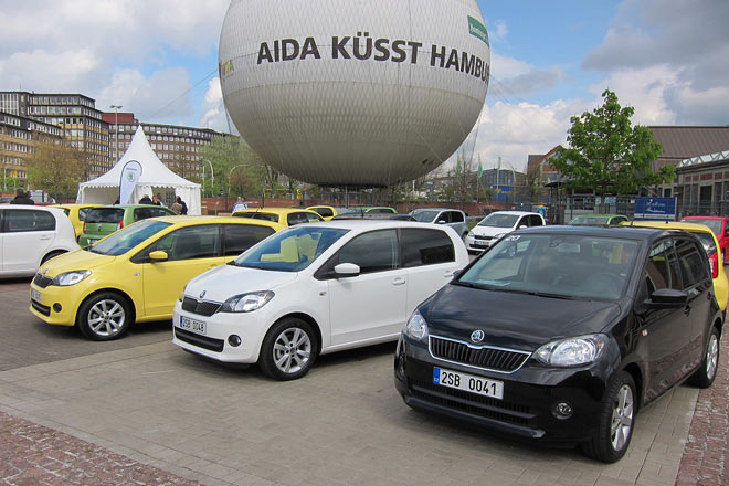 Sechs Wochen vor der Markteinführung hat Škoda in Hamburg den neuen Citigo vorgestellt