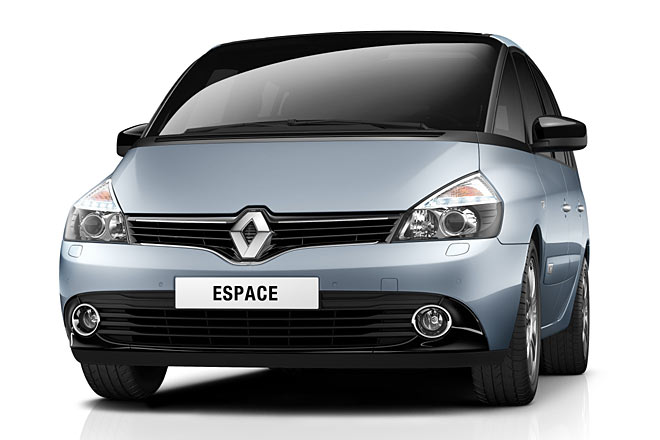 Der Renault Espace erhält im Sommer/Herbst 2012 noch einmal ein kleines Facelift, das speziell die Frontpartie betrifft