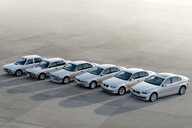Seit 1972 hat BMW ber 6,6 Millionen Fnfer verkauft, davon gut eine Million vom aktuellen Modell (Foto zeigt Vor-Facelift)