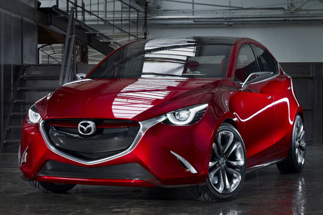 Mit der Studie Hazumi gibt Mazda einen konkreten Ausblick auf den neuen Mazda2 der dritten Generation