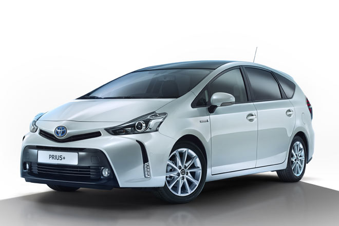 Toyota überarbeitet den Prius+. Der Hybrid-Van wird an die aktuelle Formensprache der Marke angepasst, also nochmals auffälliger »