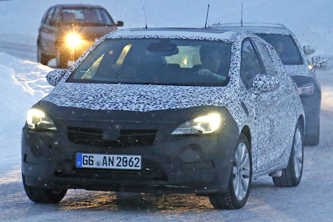 Opel testet derzeit letzte Prototypen des nchsten Astra in Nordschweden. Die elfte Generation der Kadett-/Astra-Baureihe drfte im Sommer vorgestellt und auf der IAA im September prsentiert werden