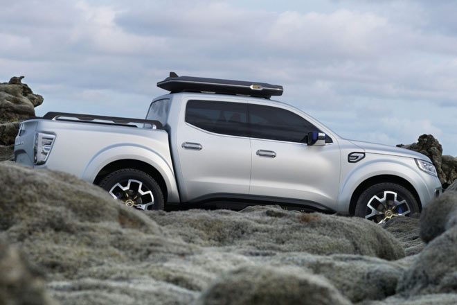 Renault gibt mit dem Alaskan Concept einen seriennahen Ausblick auf den knftigen Pick-up