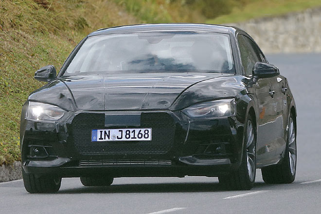 Erstmals erwischt: Das ist die zweite Generation des Audi A5 Sportback, die für Herbst 2016 erwartet wird