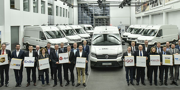 VW e-Crafter: Praxistest bei Kunden beginnt